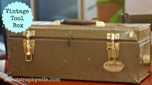 Vintage Tool Box to Bar Ware