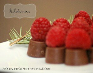 Rolos and Raspberries- the best last minute dessert!