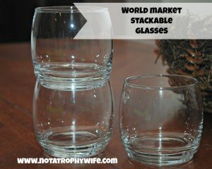 Weekend Finds at World Market: Stackable Glasses