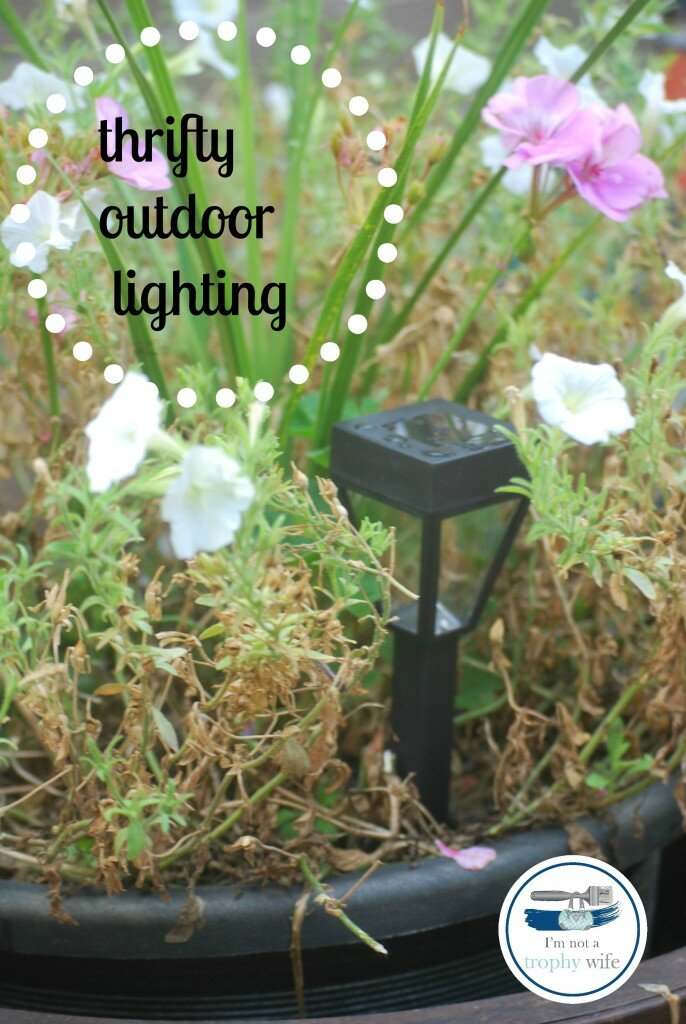 Thrifty Patio Lighting in Minutes