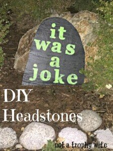 DIY Headstones