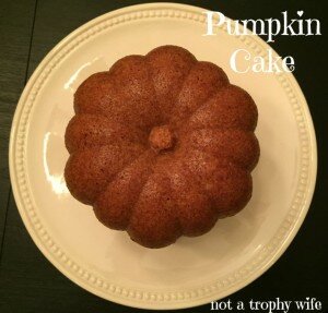 Pumpkin Spice Cake Recipe from a box