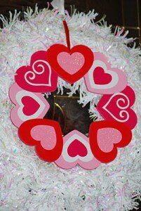 Valentine Wreath for Under $5.00