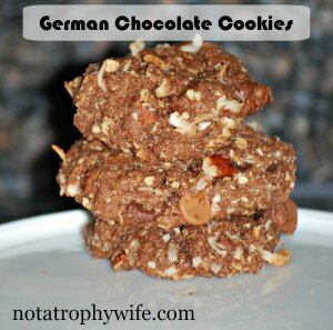 German Chocolate Cookies…