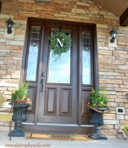 Evolution of the Front Door with paint