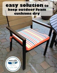 How to Keep Outdoor Foam Cushions Dry