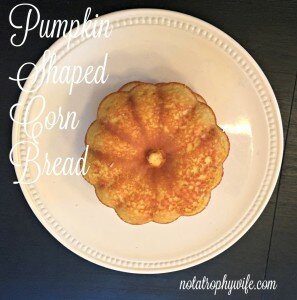 Pumpkin Shaped Corn Bread