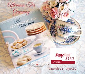 Afternoon Tea Giveaway and Cash