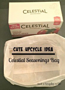 Upcycle Celestial Seasonings Packaging
